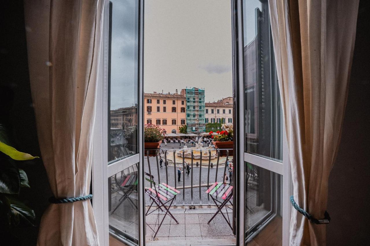 Navona Charming Balcony Appartement Rome Buitenkant foto