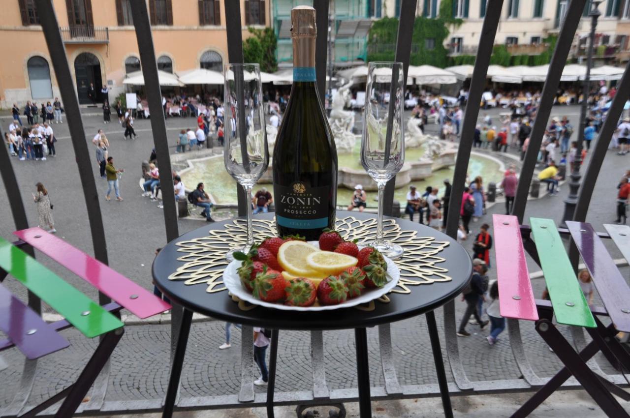 Navona Charming Balcony Appartement Rome Buitenkant foto